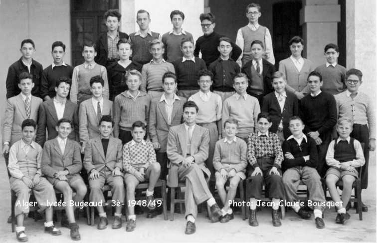 classe de 3è, 1948-1949, Mr Duleroy professeur d'Anglais