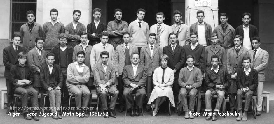 Classe de Mathématiques Spéciales, 1961-1962