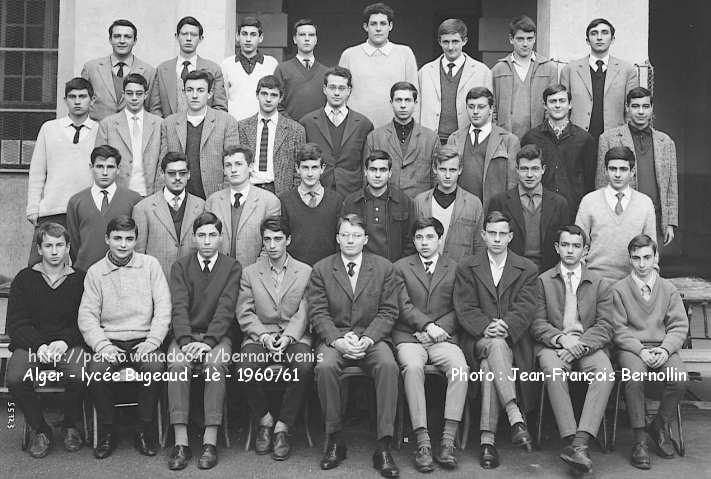 Classe de première, 1960-1961, professeur: mr. Lecourtois (français-latin)