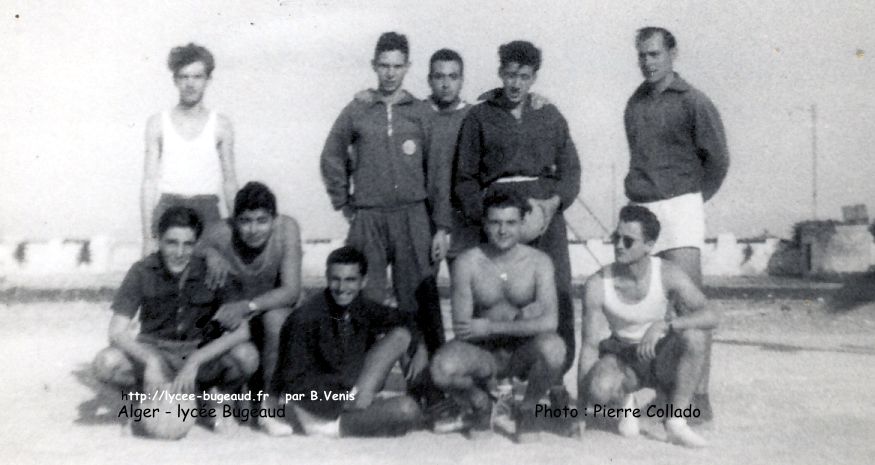 Philo, l953-1954 - avec M.Tomasi, professeur de gym