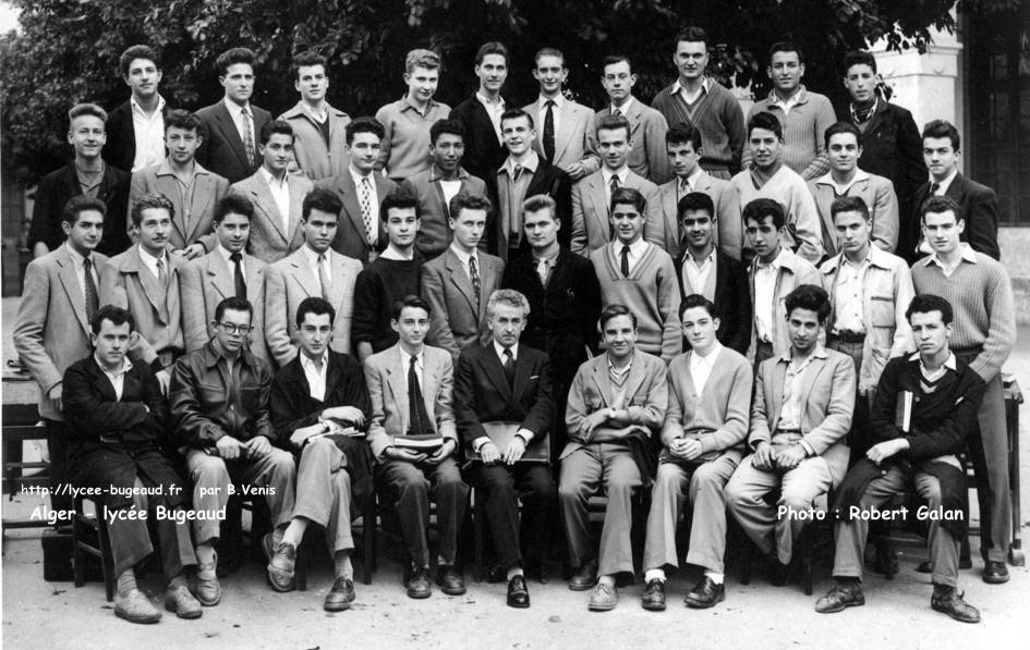 classe de Mathématiques élémentaires, 1953-1954, prof de maths Tuthenuit: