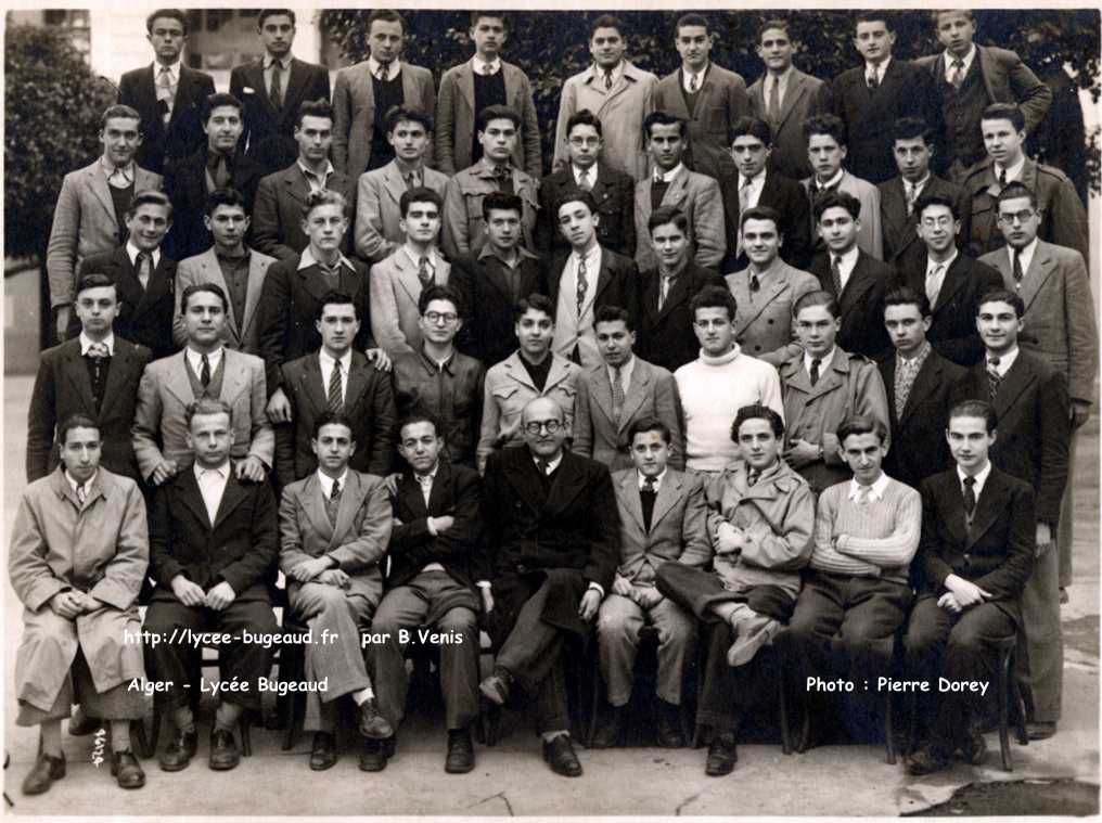 photos de classes,lycee bugeaud,1c2,1945-1946,45-46,dorey