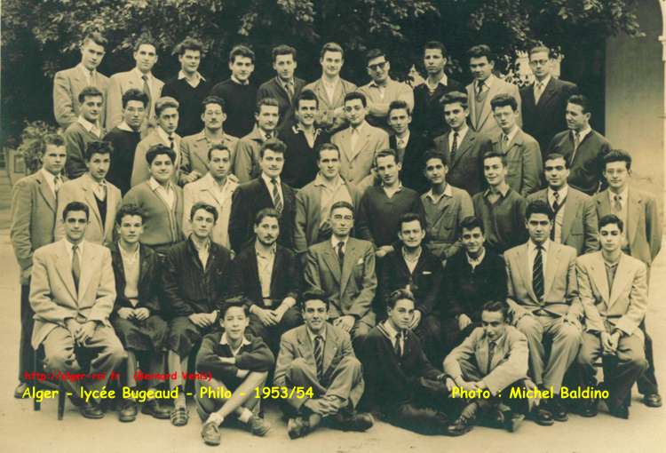 Classe de philo 1 - 1953/54