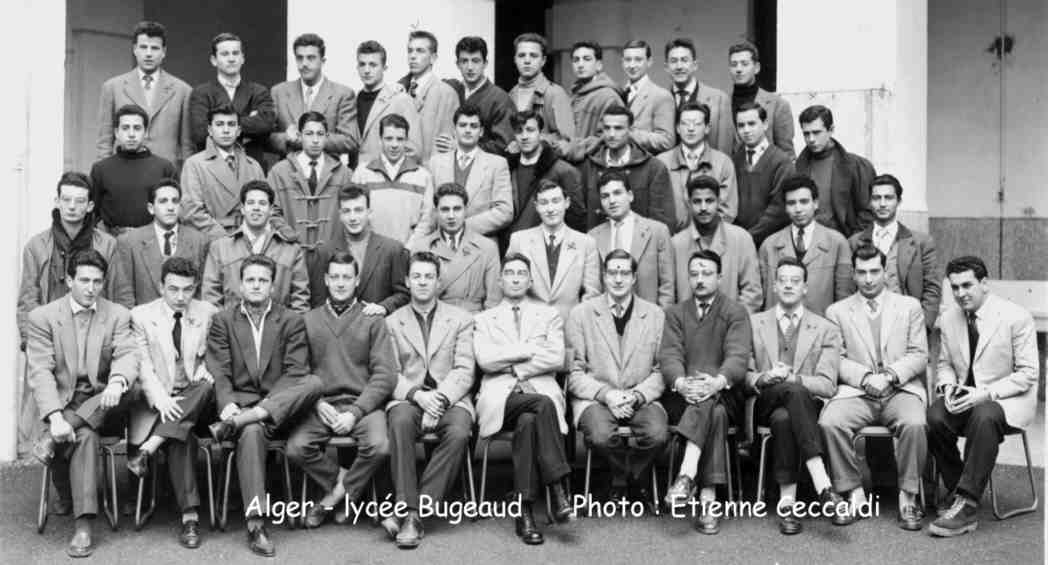 1955-1956 avec mr. Alavoine, professeur de philo.