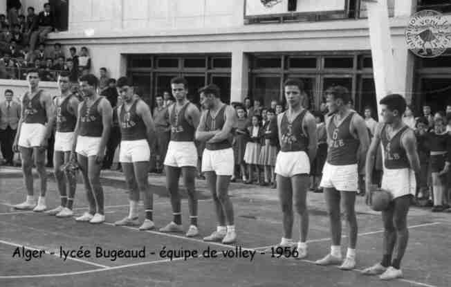 l'A.S.Lycée. Bugeaud 1956 à Bône en demi-finale de championnat d'Académie